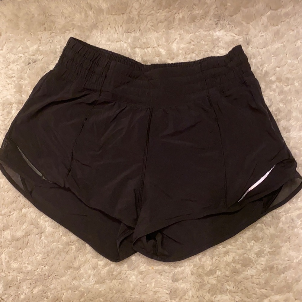 Black Hotty Hot High Rise 2.5” Shorts